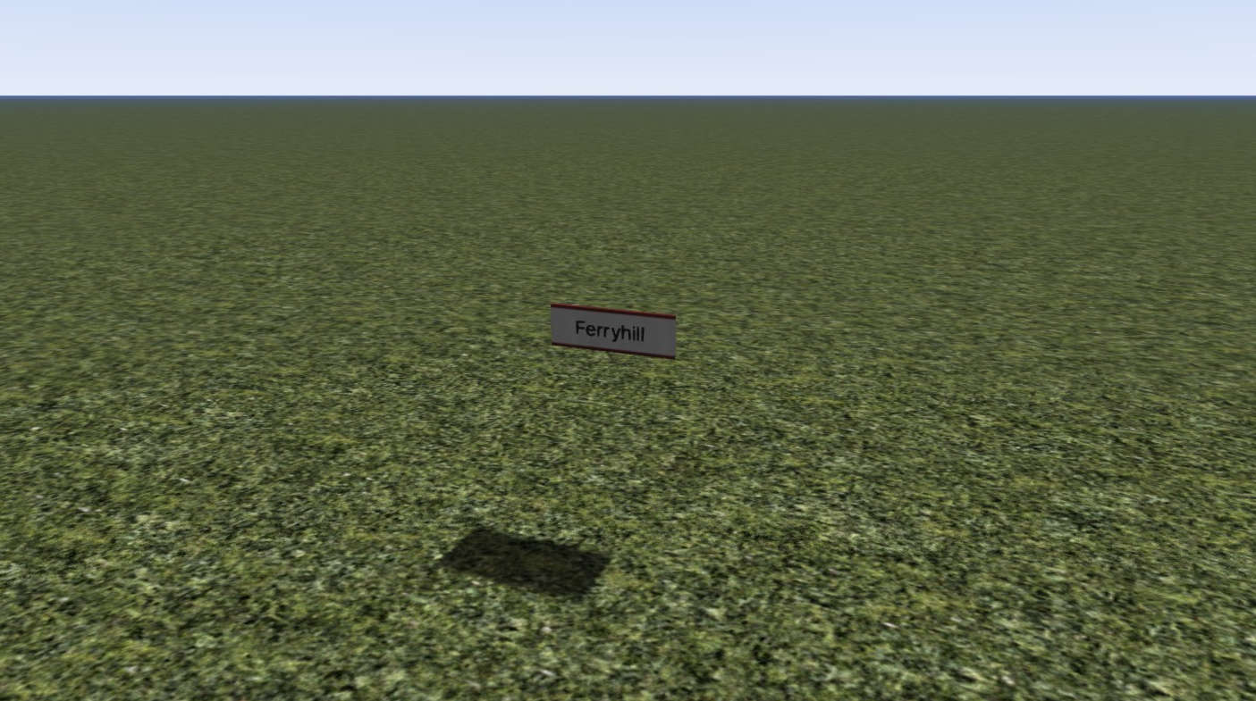 Sign YN Ferry W