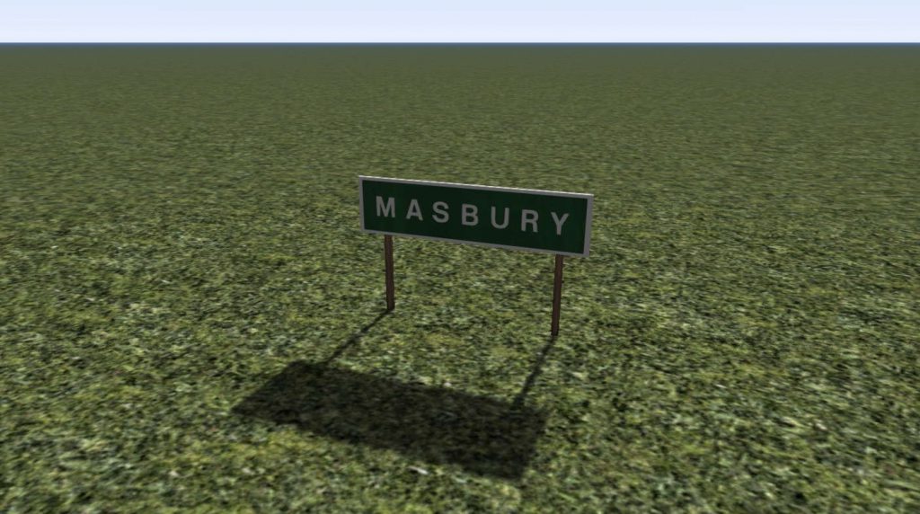 Sign BT Masbury F