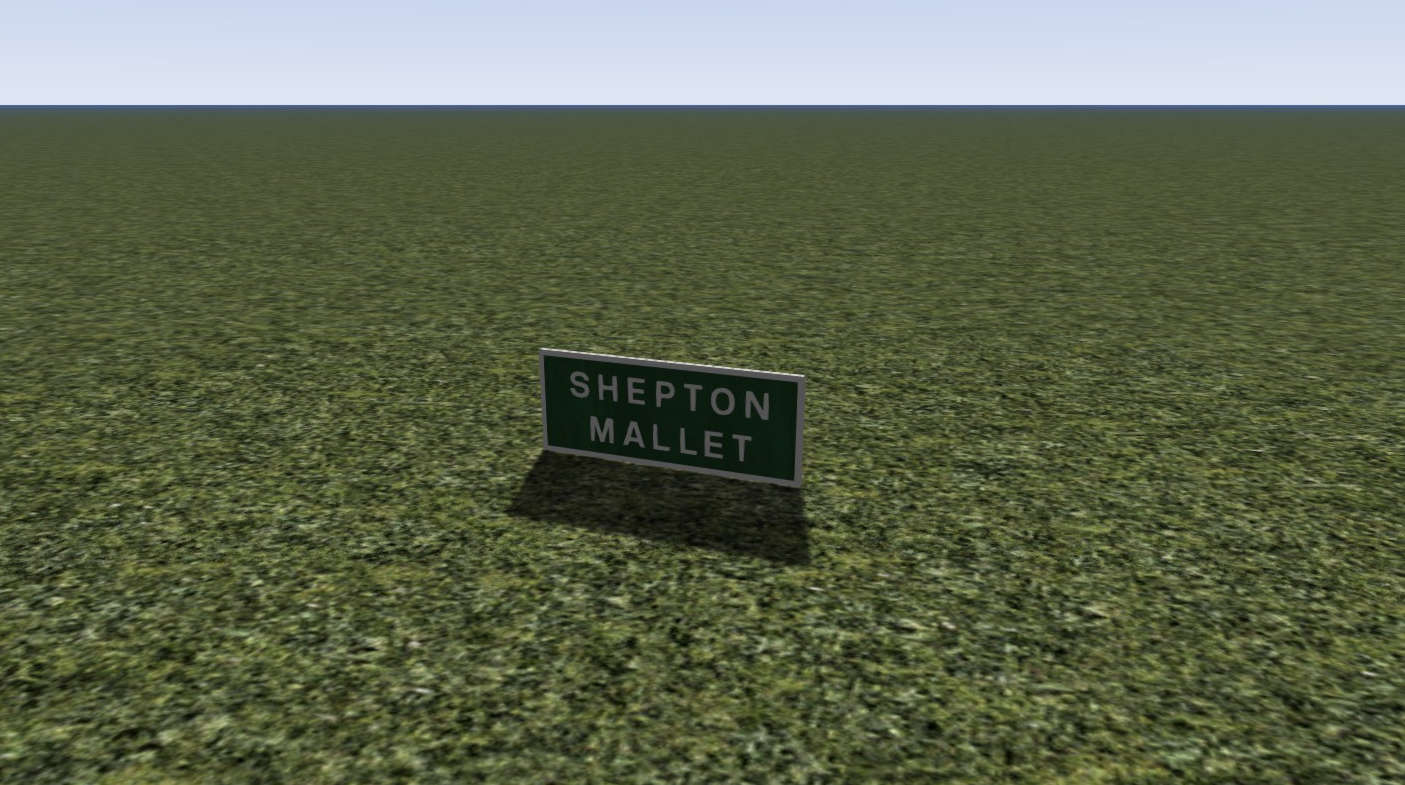 Sign BT Shepton W