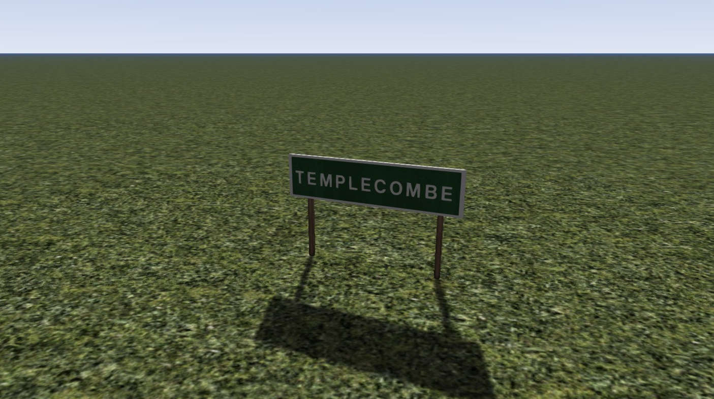 Sign BT Temple F