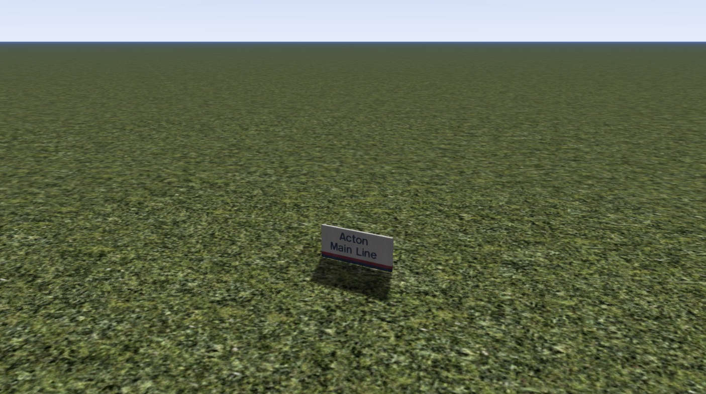 Sign OP Acton W