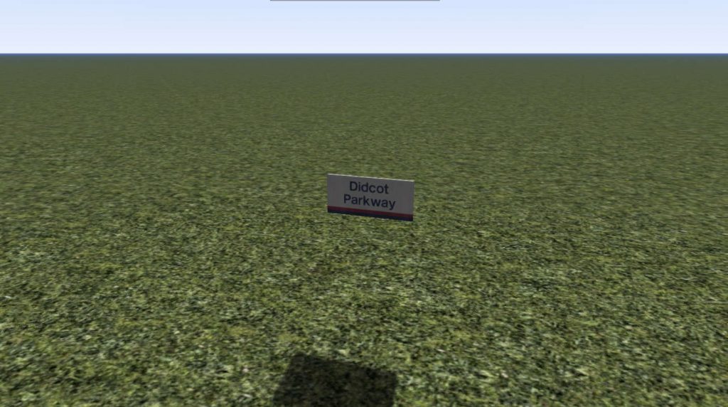 Sign OP Didcot W