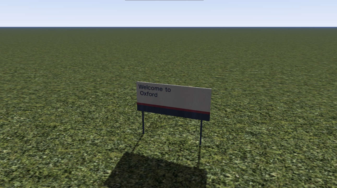 Sign OP Oxford F