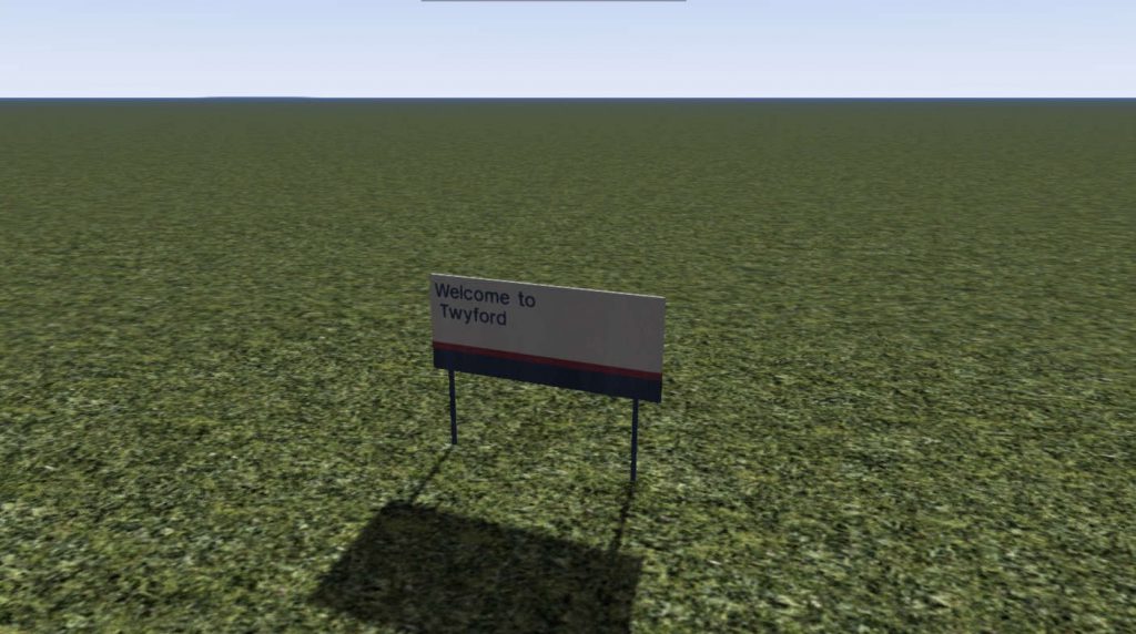 Sign OP Twyford F