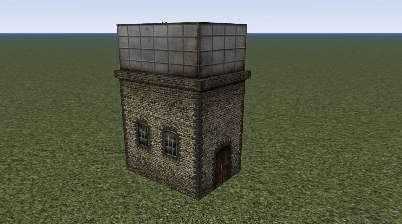 Water Tower Brick Old